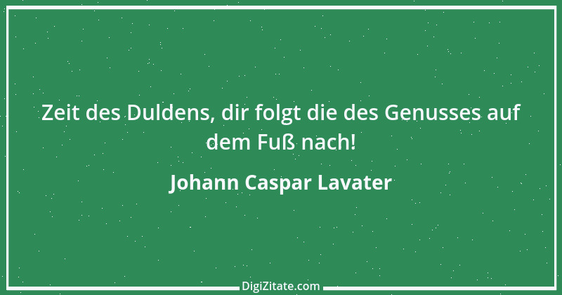 Zitat von Johann Caspar Lavater 110