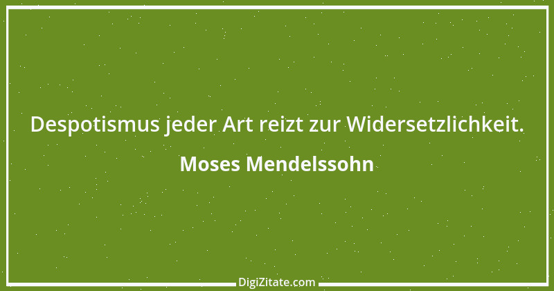 Zitat von Moses Mendelssohn 10