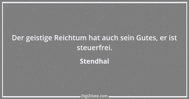 Zitat von Stendhal 110