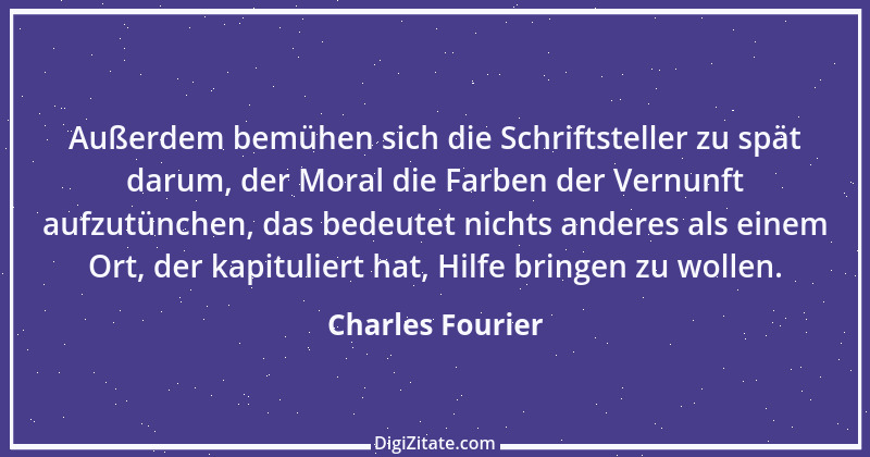 Zitat von Charles Fourier 4