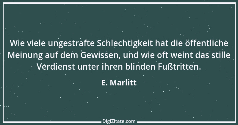 Zitat von E. Marlitt 9