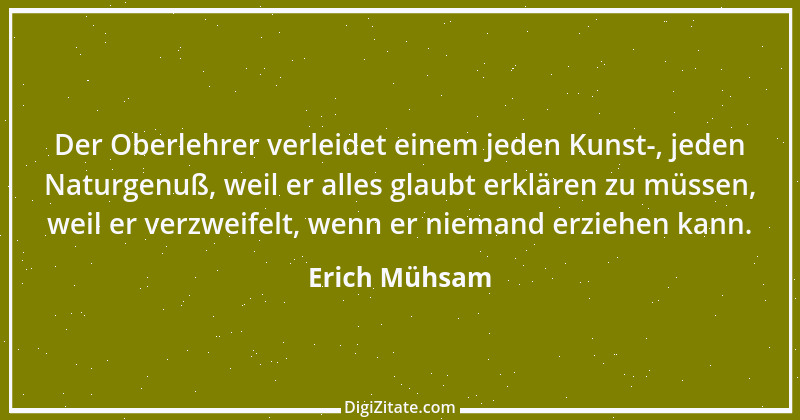 Zitat von Erich Mühsam 17