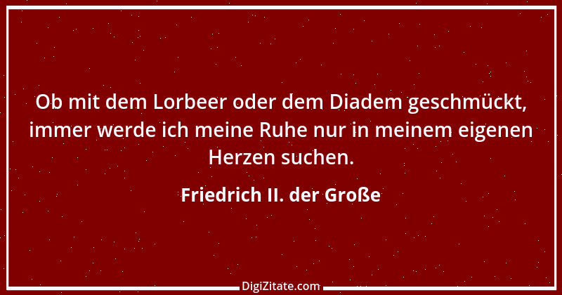 Zitat von Friedrich II. der Große 293