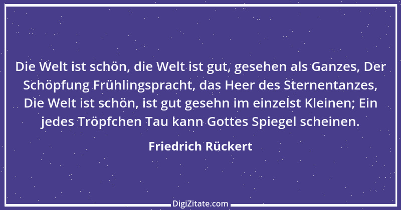 Zitat von Friedrich Rückert 110