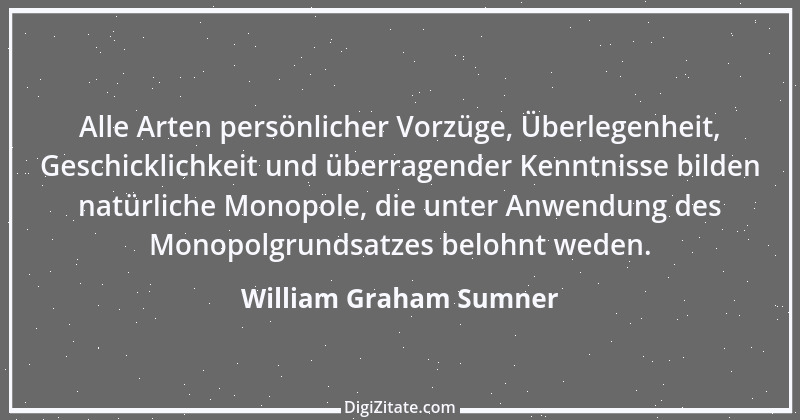 Zitat von William Graham Sumner 3