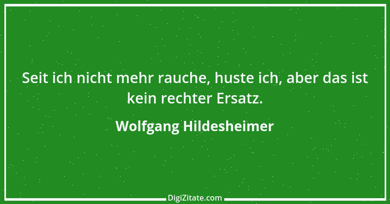 Zitat von Wolfgang Hildesheimer 5