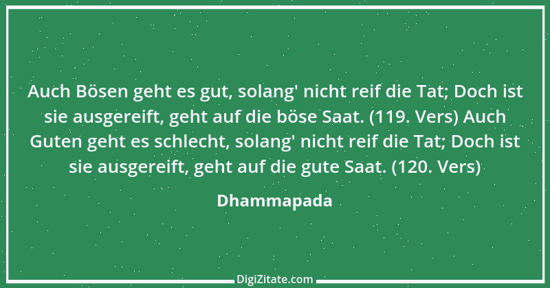 Zitat von Dhammapada 136