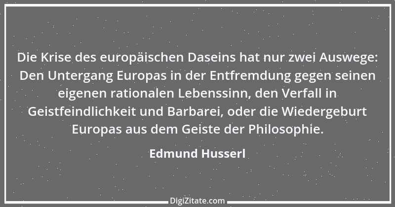 Zitat von Edmund Husserl 1