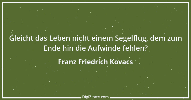 Zitat von Franz Friedrich Kovacs 130