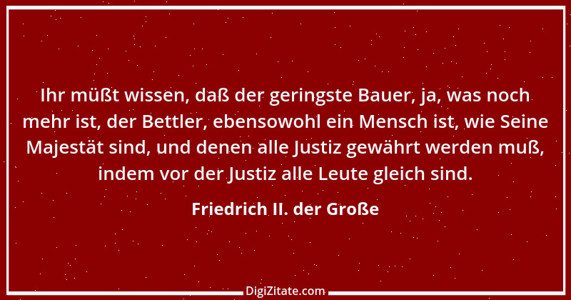 Zitat von Friedrich II. der Große 294