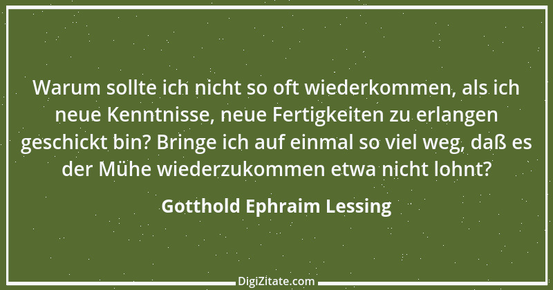 Zitat von Gotthold Ephraim Lessing 64