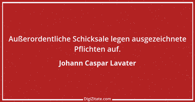 Zitat von Johann Caspar Lavater 112