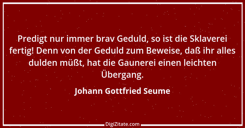 Zitat von Johann Gottfried Seume 75