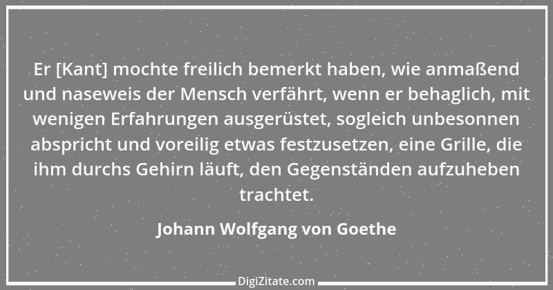 Zitat von Johann Wolfgang von Goethe 3142