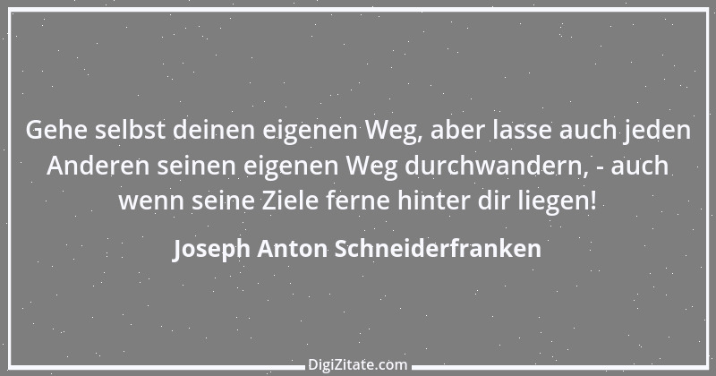 Zitat von Joseph Anton Schneiderfranken 4