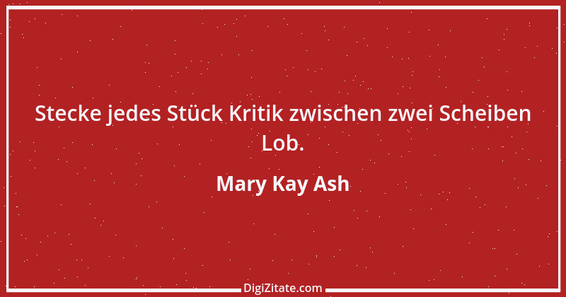 Zitat von Mary Kay Ash 3