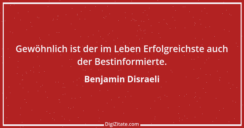 Zitat von Benjamin Disraeli 93