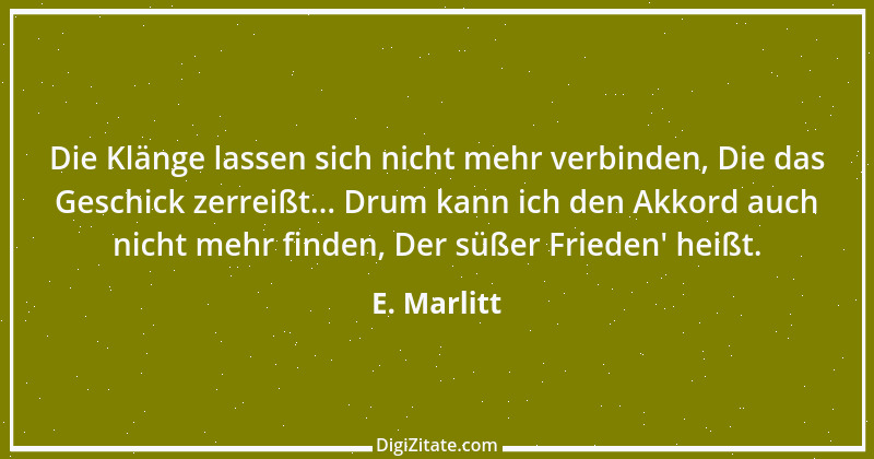 Zitat von E. Marlitt 11