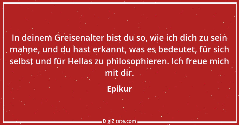 Zitat von Epikur 90