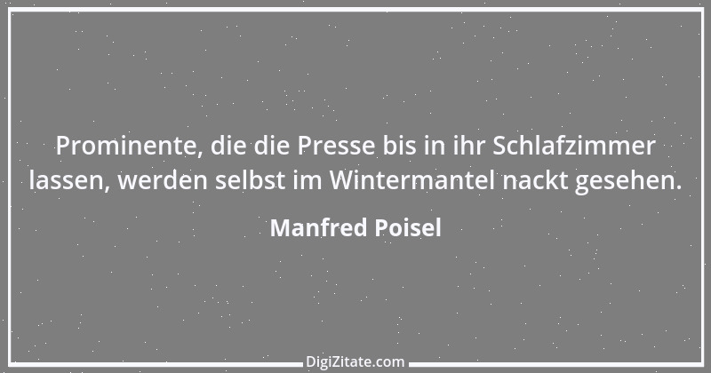 Zitat von Manfred Poisel 230