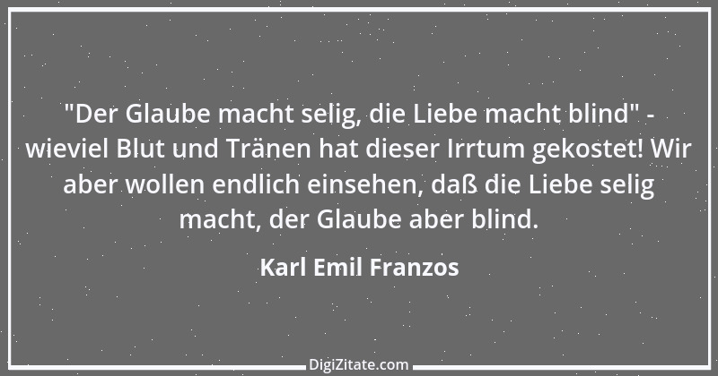 Zitat von Karl Emil Franzos 1