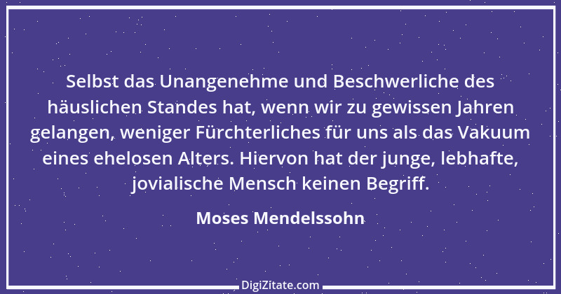 Zitat von Moses Mendelssohn 14