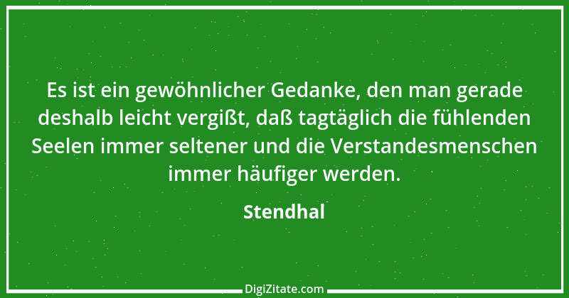 Zitat von Stendhal 114