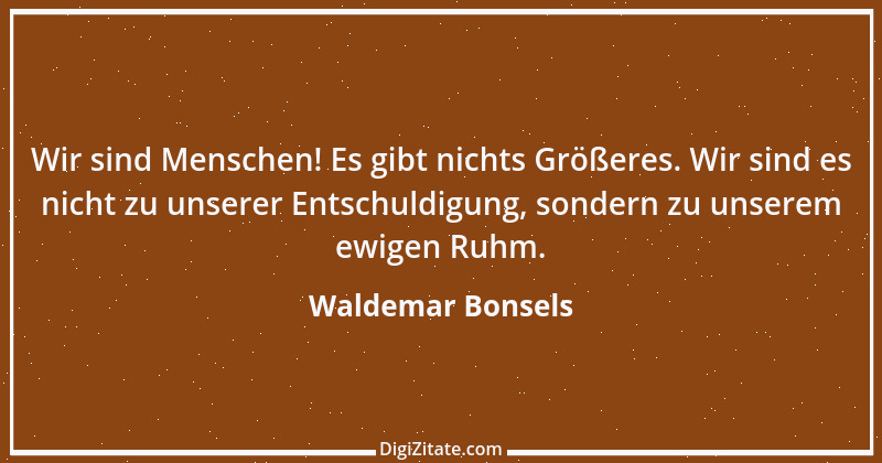 Zitat von Waldemar Bonsels 18