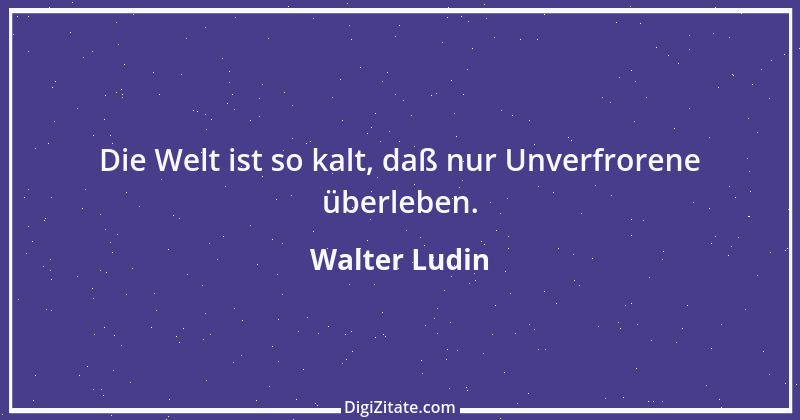 Zitat von Walter Ludin 647