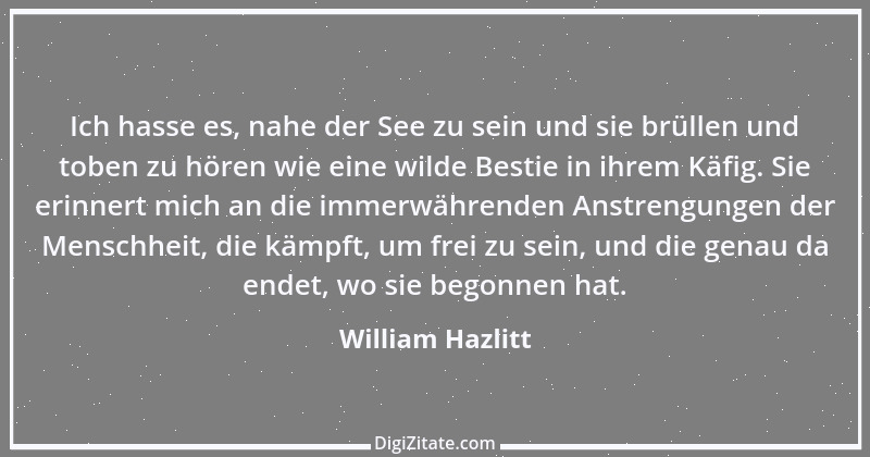 Zitat von William Hazlitt 1