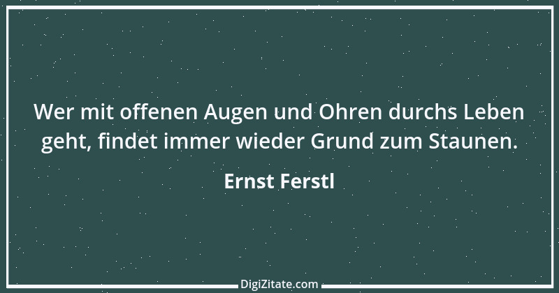 Zitat von Ernst Ferstl 1209