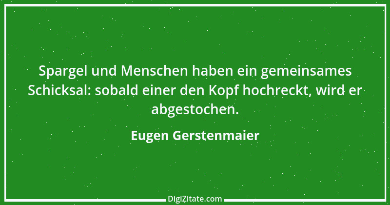 Zitat von Eugen Gerstenmaier 1