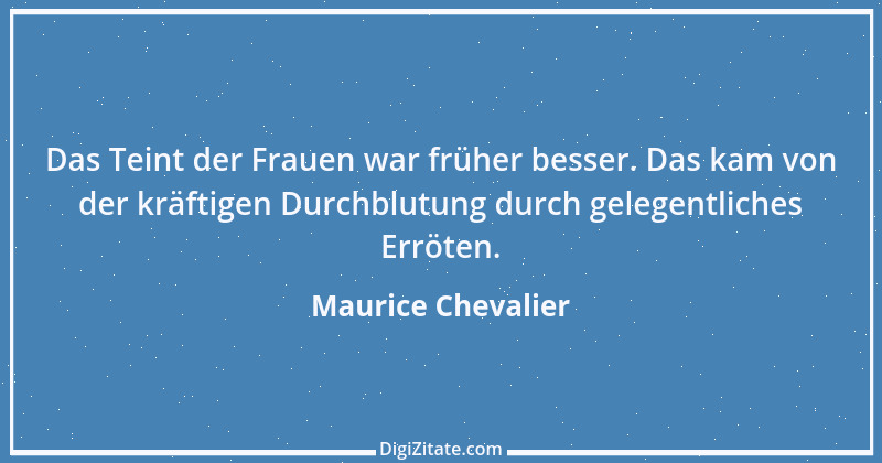 Zitat von Maurice Chevalier 3