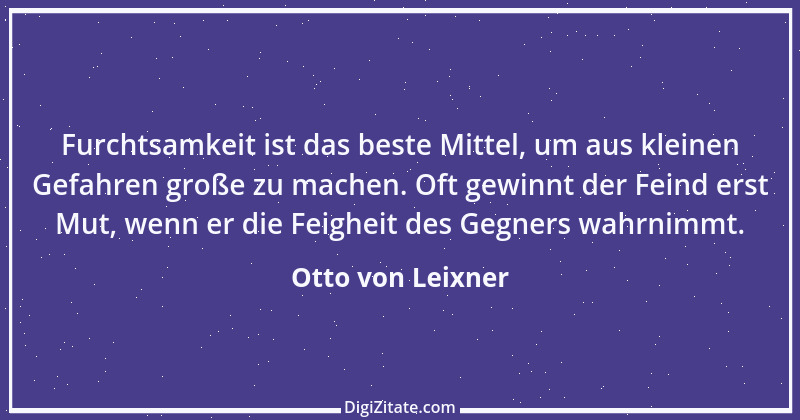 Zitat von Otto von Leixner 67