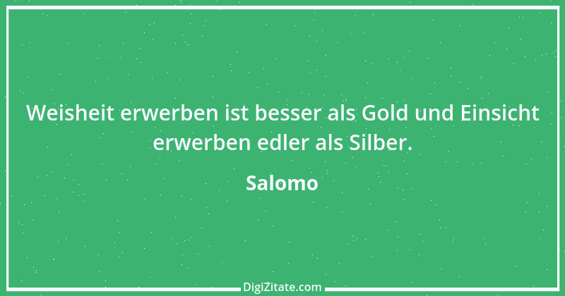 Zitat von Salomo 2