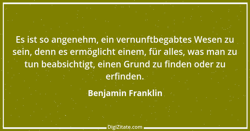 Zitat von Benjamin Franklin 2