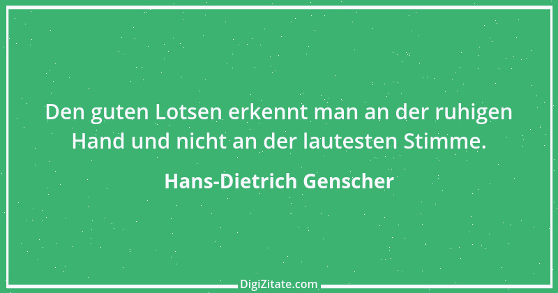 Zitat von Hans-Dietrich Genscher 5