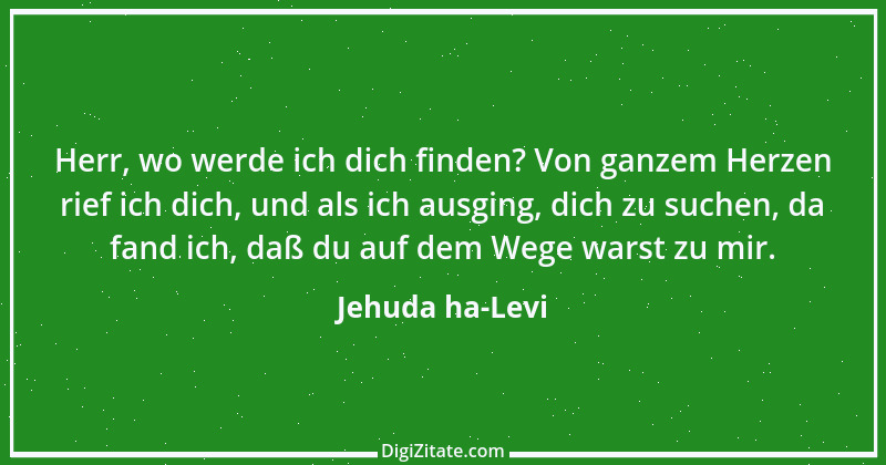 Zitat von Jehuda ha-Levi 1