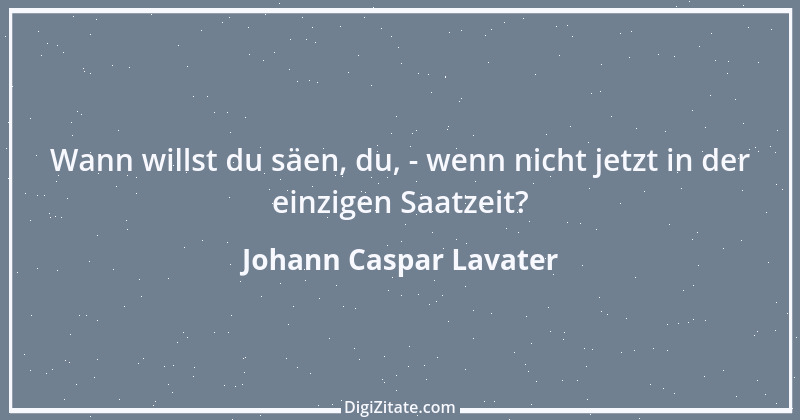 Zitat von Johann Caspar Lavater 116