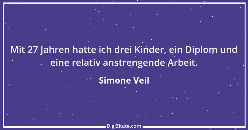 Zitat von Simone Veil 3