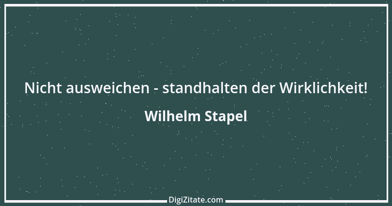 Zitat von Wilhelm Stapel 2