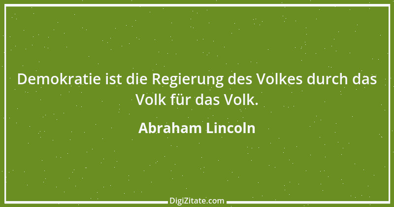 Zitat von Abraham Lincoln 1