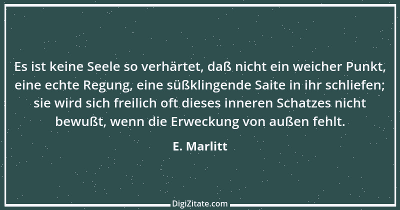 Zitat von E. Marlitt 15