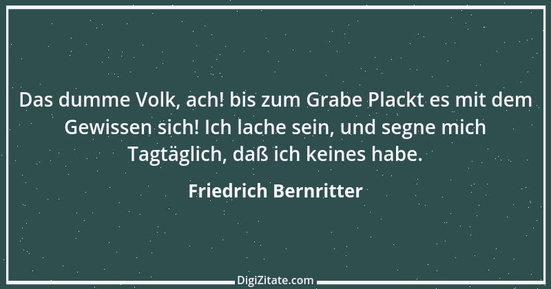 Zitat von Friedrich Bernritter 1