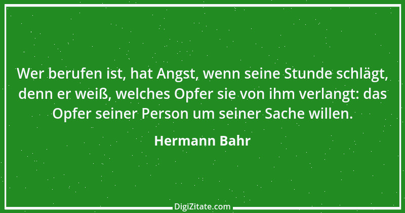 Zitat von Hermann Bahr 55