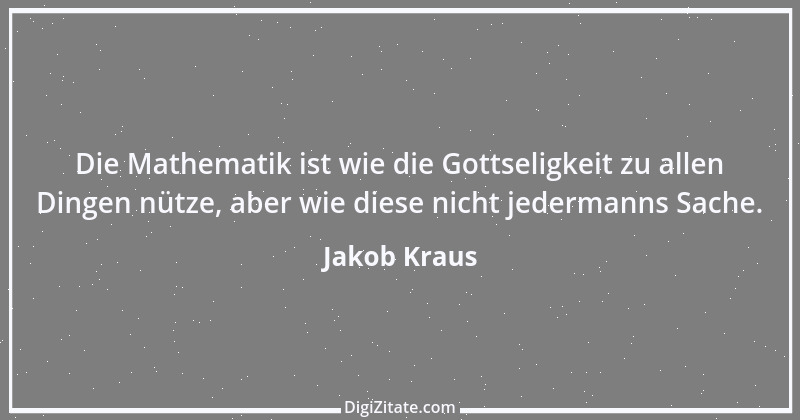 Zitat von Jakob Kraus 1