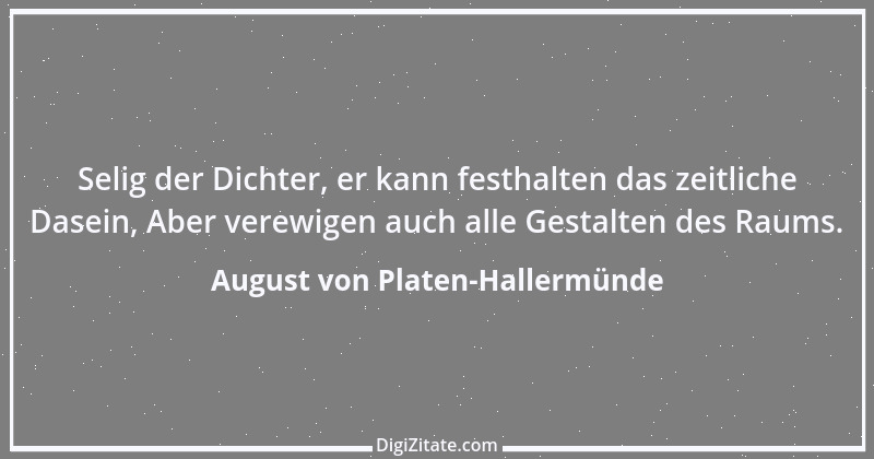 Zitat von August von Platen-Hallermünde 97