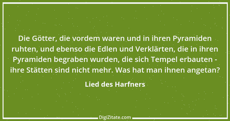 Zitat von Lied des Harfners 1