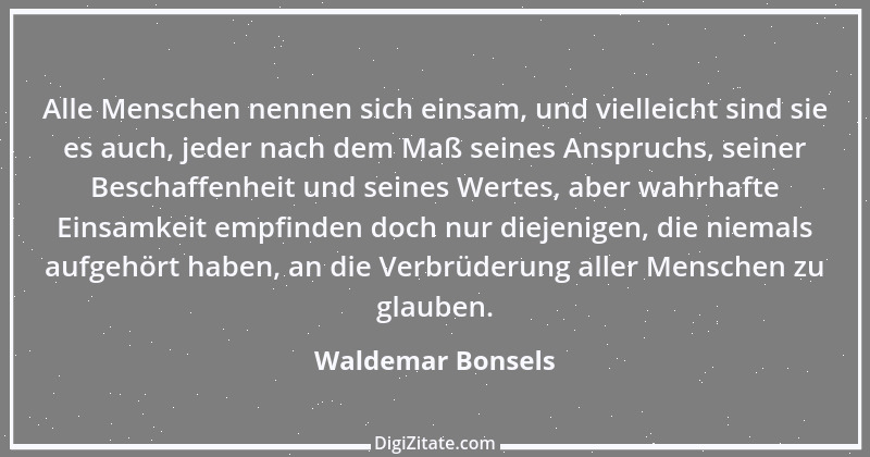 Zitat von Waldemar Bonsels 22