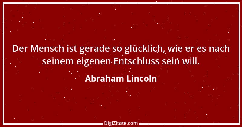 Zitat von Abraham Lincoln 3